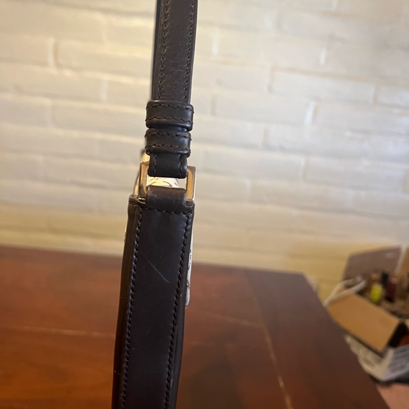 Celíne Logo Fabric & Leather Shoulder Bag - Picture 7 of 9